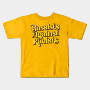 Bassists Against Racists Kids T-Shirt